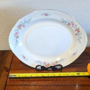1940's Homer Laughlin Eggshell Nautilus Ferndale China Oval Serving Platter